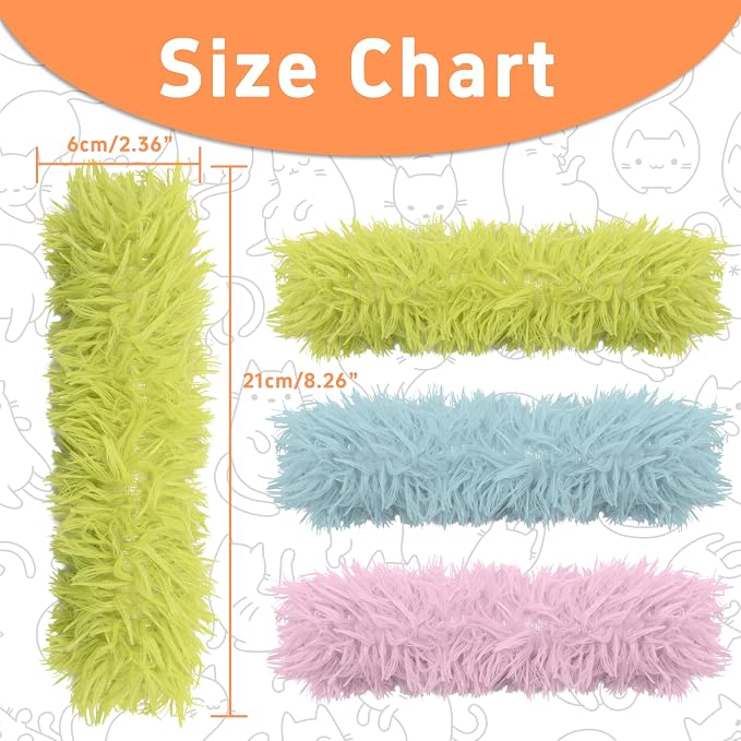 3 Pack Catnip Toys,Soft and Durable Cat Pillows Toys, Funny cat Toy | Rich Color Catnip toy, Cat toys for indoor cats, Indoor Interactive toy, cat kicker toy, Companion Toys for Cats (Green Set) - Image 4