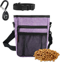 kissleaf Dog Treat Pouch, Magnetic Closure, Dog Clicker- Purple | Dog Training Treat Pouch, Large Size, Nylon Material, Magnetic Closure & Clicker, for Walking, Obedience & Outdoor Use by kisslaef