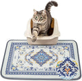 Unicorn Catcher 24"x15" Cat Litter Mat Machine Washable Litter Trapping Pad | Kitty Paw Friendly Padding With Breathable 3D Air Mesh Technology And A Non-Slip Base To Keep Home Floors Debris-Free by UnicornCatcher