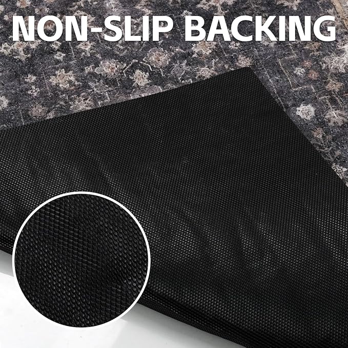 Cat Litter Mat Litter Trapping Mat, 24"x15" Waterproof Urine Proof Litter Box Mat Catcher Mat Non-Slip Washable for Kitty Kitten, Black - Image 5