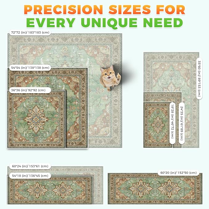 Hompet Cat Litter Mat 2 Pack, 18x28 Machine Washable Trapping Mats for Cats, Super Absorbent & Urine-Proof Cat Litter Box Mat for Floor, Waterproof & Non Slip Kitty Litter Rug - Image 7
