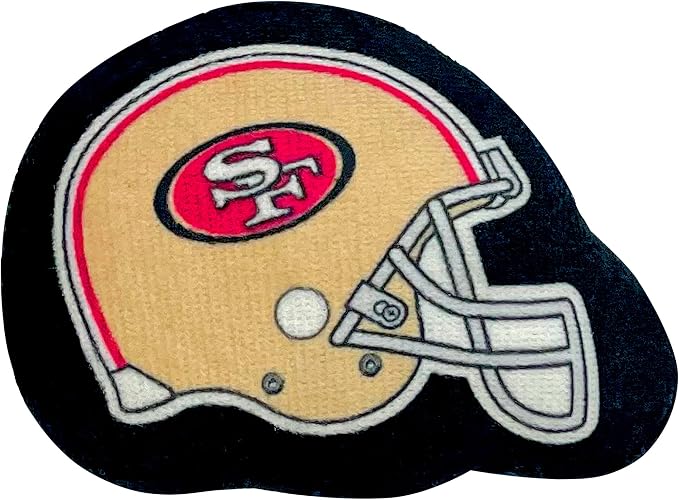 BEST PLUSH CAT TOY NFL SAN FRANCISCO 49ERS Complete Set of 3 piece Cat Toys filled with Fresh Catnip. Includes: 1 Helmet Cat Toy, 1 Football Cat Toy with Feathers & 1 Beer Bottle. Beautiful Team LOGOS - Image 3