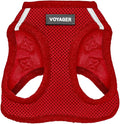 Voyager Step-in Air Dog Vest Harness - Red, X-Large | 20.5 - 23" in Chest, Reflective Bands, All Weather Breathable Air Mesh, Cats Compatible, Lightweight, Fast Drying by BestPetSuppliesLLC