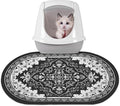 Bienbee Cat Litter Mat, 24" x 15" Dense Trapping Mesh for Litter Boxes | Litter Box Mat with PVC Mesh, Waterproof &Urineproof, Non-Slip Grip, Soft On Kitty Paws and Easy to Clean to Protect Floor by Bienbee