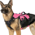 rabbitgoo Escape Proof Dog Harness for X-Large, No Pull with Lift Handle | No Escape, Full Soft Padded, Reflective Adjustable Vest, Leash Clip for Walking Hiking Training, Peach Pink, X-Large by rabbitgoo