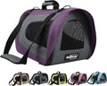 EliteField Deluxe Soft Pet Carrier for Cats and Dogs (3-Year Warranty) | Airline Approved, Waterproof, Plush Bed, Built-In Leash, Adjustable Shoulder Strap, Foldable by EliteField