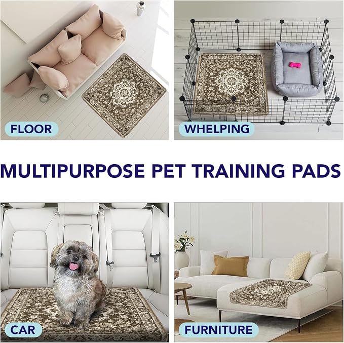 PUPIBOO Washable Pee Pads for Dogs and Cats - Super Absorbent Reusable Puppy Training Pads - 100% Waterproof, Leak-Proof & Non-Slip Whelping Pads for Pet Housebreaking - Image 5