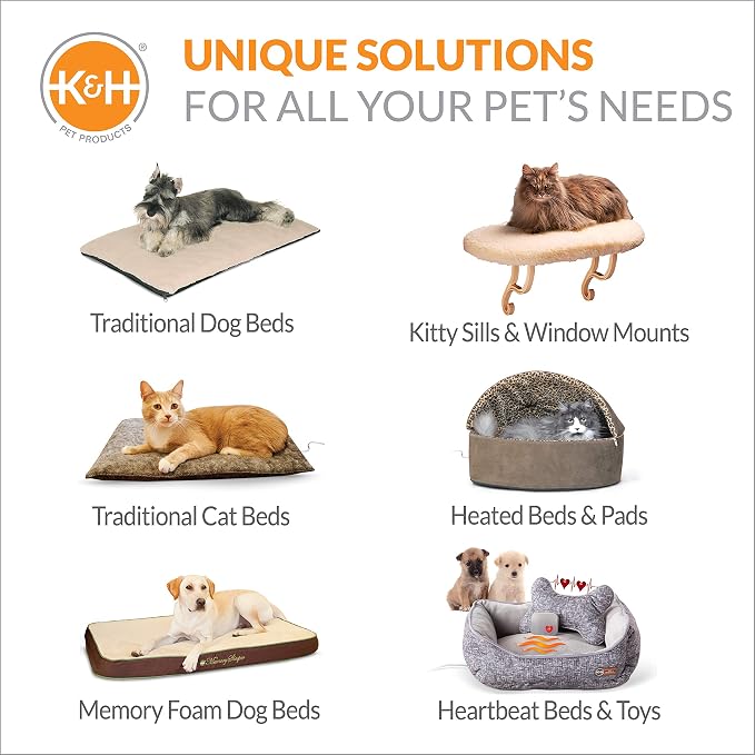 K&H Heated Pad Cover, Lectro-Soft Large Outdoor Dog Bed Replacement Cover | Fits K&H Lectro-Soft Large Beds (Heated Bed Sold Separately), Machine Washable Fleece Cover, 36x25in - Image 8