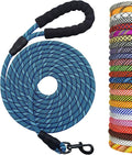 MayPaw 20ft Long Rope Dog Leash for Large Medium Dogs Soft Handle Dog Lead | 1/2-In Thick Lead, 3/6/8/10/12/15/20/30FT Training Leash, 14+ Colors by MayPaw