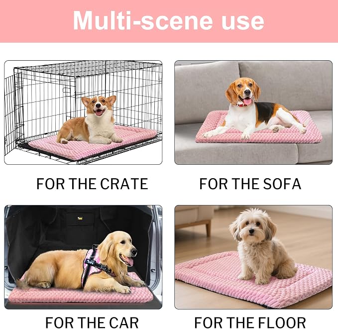 Dog Bed Mat – Soft & Comfortable Dog Kennel Pad for Crate – Durable Crate Bed & Mat for Dogs & Cats – Ideal for Crate, Kennel, and Home Use - Image 8