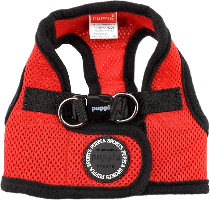 PUPPIA International Puppia Harness Soft B Vest RED Large - Image 2