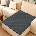 Smiry Non Slip Couch Cover for Dogs, Fuzzy Plush Pet Sofa Protector | Washable Furniture Cover for Large Dogs & Cats, Scratch & Dirt Resistant, For Sectional Sofa, Dark Grey, 43"x82.7" by Smiry