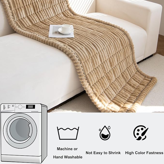 Mivnue Couch Cover for Dogs, Washable Non Slip Pet Sofa Furniture Protector | Thick Flannel & Anti-Slip Backing, Protect Couch Cover from Pet Hair, Dirt & Messes for Leather & Fabric Sofa and Loveseat - Image 4