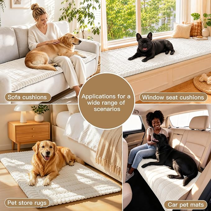 BIETYONE Couch Cover for Dogs, Washable Non Slip Sofa Protector for Pets | Washable, Non Slip, Soft Fabric, Pet Friendly, Protects Against Pet Fur, Dirt & Messes, Sofa Furniture Protector - Image 5