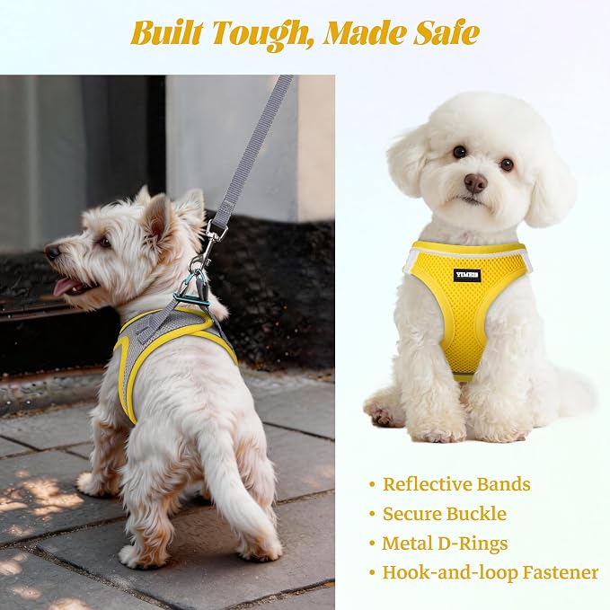 No Pull Dog Puppy Harness and Leash Set Reflective Mesh Vest X-Small - Image 5