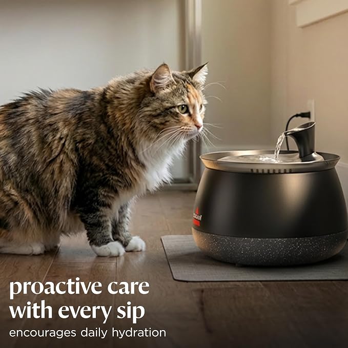 BISSELL HydrateWell Cat Water Fountain, 91oz, 4408 | Wireless pump; SlimeShield technology; 5-layer filtration; ultra-quiet operation; automatic dispensing - Image 6