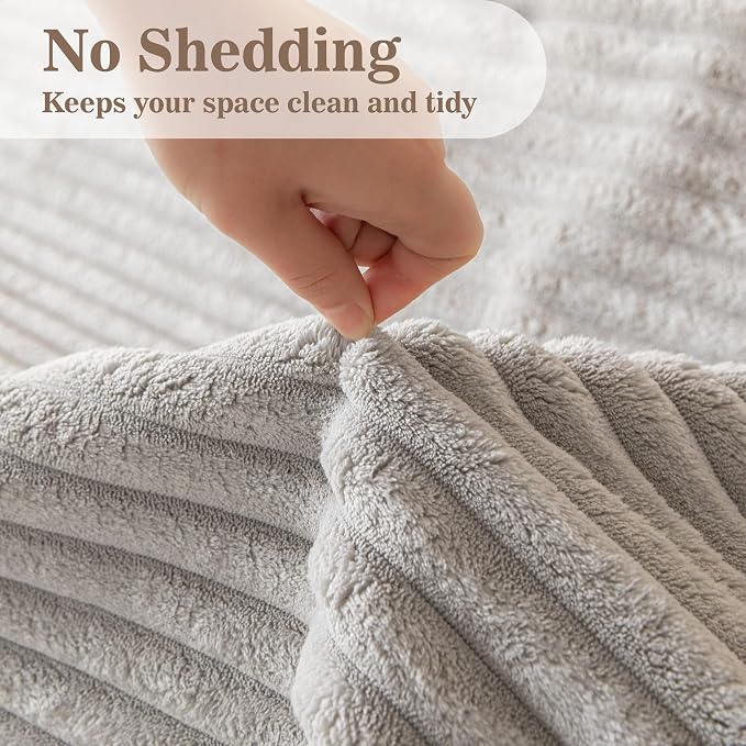 MYSKY HOME 100% Waterproof Couch Cover, Couch Covers for Dogs Washable, Non Slip Couch Covers for 2 Cushion Sofa Pet Friendly, Sofa Covers Furniture Protector, Dog Bed Cover, Light Grey, 35"x63" - Image 7