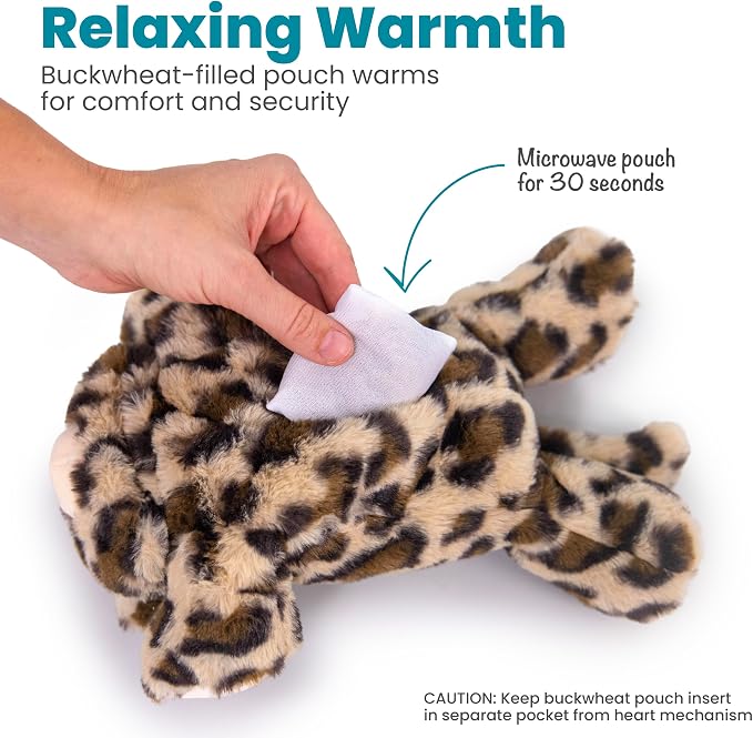 Catstages Calming Kitty Pal Interactive Companion Plush Cat Toy, 11" | Purring, Heartbeat-Like Sound, Warming Pouch, Soft Cuddly Plush, Sense of Security, Soothing Comfort for Cats & Kittens - Image 4