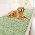 Smiry Non Slip Couch Covers for Dogs, Scratch Resistant Pet Sofa Protector | Machine Washable Soft Fuzzy Thick Furniture Cover for Sofa Loveseat Sectional Large Dogs, Sage Green, 27.6" x 47" by Smiry