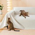 Loiion Cat Scratch Proof Furniture Protector Waterproof Sofa Cover 118"x71" | Pet-Friendly Couch Protector, Anti-Scratch & Anti-Slip Sofa Cover For Cats Dogs Kids, Machine Washable by Loiion