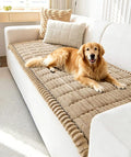 OTOB Couch Cover for Dogs Washable, Non Slip Pet Friendly Sofa Protector | Coffee, 27.6" x 59.1", All Seasons, Soft Fuzzy Plush, Loveseat Dog Couch Covers for Sofa, Breathable, Thick Wear-Resistant by OTOB