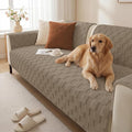 Foxdecor Couch Cover for Dogs Sofa Covers Non Slip Couch Pad Pet Friendly | Pet Couch Covers Washable Sofa Protector, Furniture Cover Couch Seat Protector for Living Room, Brown 30x53 Inch by Unknown