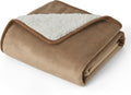 Bedsure Waterproof Dog Blankets for Small Dogs Soft Cat Blanket Warm,25X35 | Washable Plush Sherpa Fleece Puppy Blanket for Couch Protector, Reversible Cozy Calming Throw for Pet Indoor,Camel by Unknown