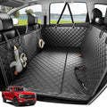 Zanch 2025 Upgraded Dog Car Seat Cover, 450 lbs Heavy Duty Hard Bottom, Waterproof & Anti-Scratch Back Seat Protector, Nonslip Pet Hammock Extender for Mid SUVs, Trucks, Standard-Black by Zanch