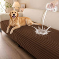 Smiry Waterproof Couch Cover for Dogs, Washable Non Slip Plush Protector | Waterproof Protection, Plush Flannel, Non Slip Backing, Pet Hair & Scratch Protection, Soft Cover (36" x 82.7") by Smiry