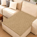 Smiry Non Slip Couch Cover for Dogs, Fuzzy Plush Pet Sofa Protector | Washable Furniture Cover for Large Dogs & Cats, Scratch & Dirt Resistant, For Sectional Sofa, Camel, 43"x63" by Smiry