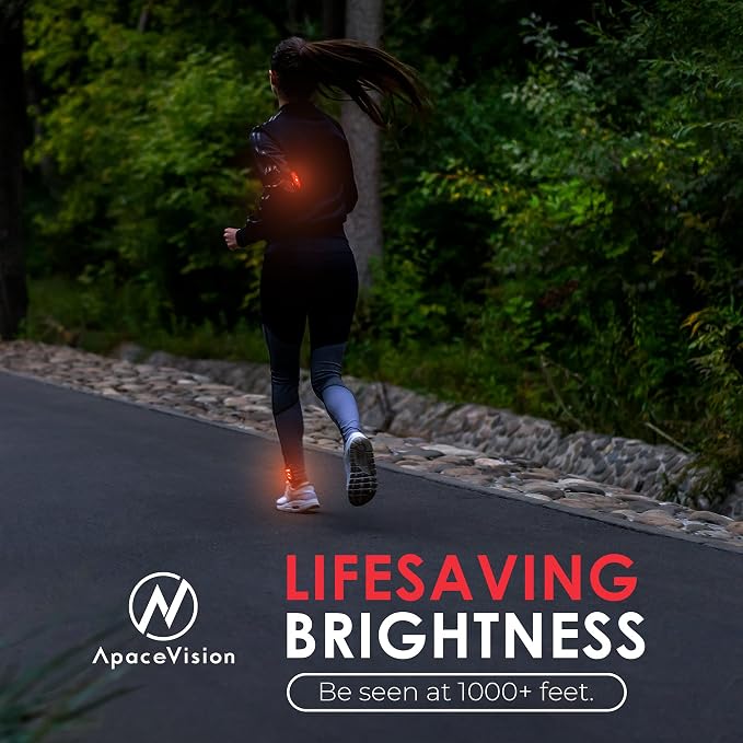 LED Safety Light (2 Pack) - Clip On Strobe/Running Lights for Runners, Dog, Bike, Walking, Boat, Kayak, Stroller and More - High Visibility Accessories for Your Reflective Gear, Bicycle - Image 3