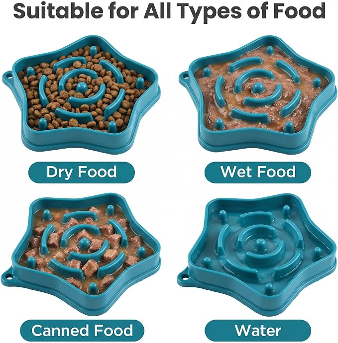 Pet Slow Feeder Bowl for Small Dogs, Puzzle Feeder for Petite Dogs, Anti-Choking, Slow Eating, 350ML Capacity, BPA-Free, Small Size - Image 8