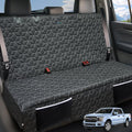 Meginc Dog Car Seat Covers for Back Seat, Bench Seat Covers for Trucks | Heavy-Duty Waterproof Oxford Pet Rear Protector for Ford F150 Ram 1500 Sierra 1500,Non-Slip,Scratch-Resistant,Velcro Opening by Meginc