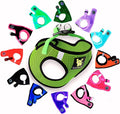 EcoBark Step in Dog Harness, Eco Friendly Teacup Dog Harness, Size XXS | Reflective & Adjustable Mini Body Halter Vest, Tiny Soft Mesh Toy Breed Harness, Neon Green, For XXS, XS & Small Dogs by EcoBark