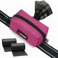 Tuff Pupper Dog Poop Bag Holder | Works with Any Dog Leash | Zippered Waste Bag Dispenser | Waterproof with Rust-Proof Clip | Convenient Lightweight Design | Includes 2 Rolls of Leak-Proof Bags by TuffPupper