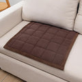 Pet Couch Covers,Couch Cover for Dogs Washable,Anti Slip Dog Sofa Covers Couch Protector Sofa Mat,Seat Cover,Dog Mat,Pet Pad for Furniture 1 Piece (Brown, 21''x21''/Square) by TAOMOCASTL