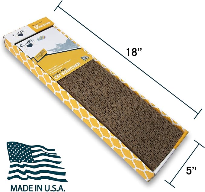 OurPet's Straight and Narrow Single Wide Reversible Cat Scratcher (Pack of 6) - Image 3