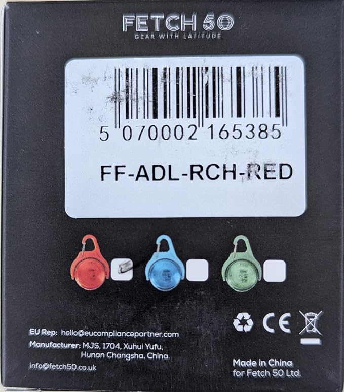 Rechargeable Safety Light | Water Reistant Bright LED Clip-On Flashing Light for Dog Walking, Running and Outdoor Activities (Green) - Image 4