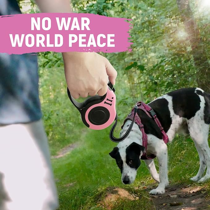 Retractable Dog Leash Automatic Telescopic Tractor Dog Tape | Pet Tape 10/16 FT Durable and Convenient, with Folding Bowl, Dispenser, Rubbish Bags, Suitable for Small and Medium Dogs - Image 6