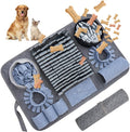 Dog Sniffing Mat, Interactive Dog Puzzle Toy, Stress Relief, Enriches Feeding Games The Sniffing mat Helps Slow Down Eating Speed and Keeps Dogs Busy by Unknown
