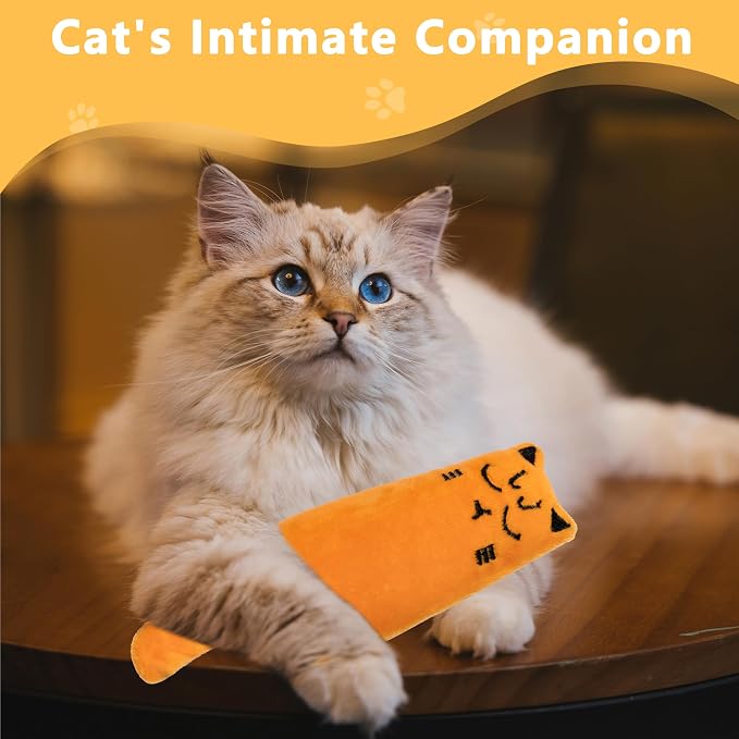 5pcs Catnip Toys, Funny cat Toy, bite Resistant cat Toys | Indoor Cartoon cat Toys for cat,cat chew Toys - Image 7