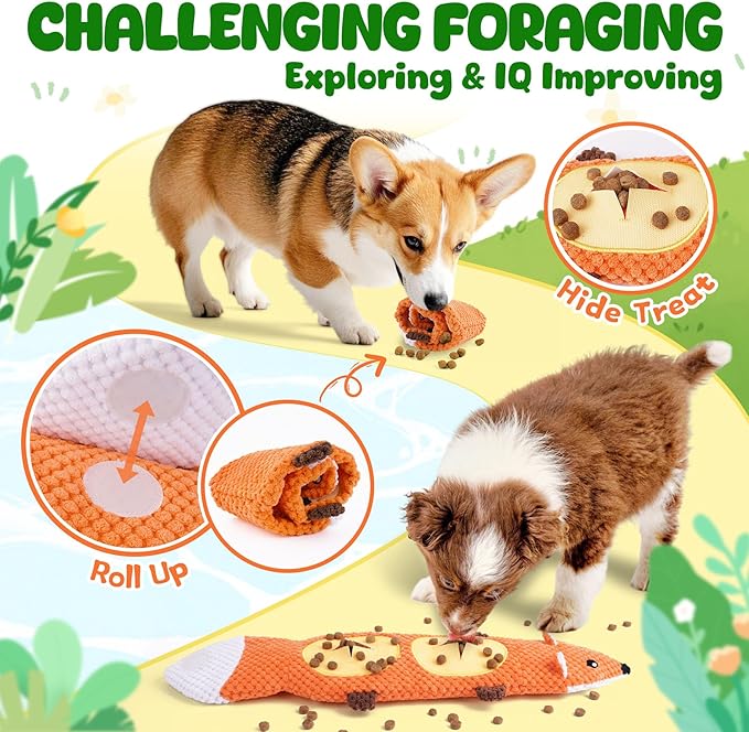 XIUGOAL Dog Toys for Chewers, 2 Pack No Stuffing Dog Toys for Boredom and Teething, Squeaky Chew Toy for Small, Medium Breed to Keep Them Busy - Image 3