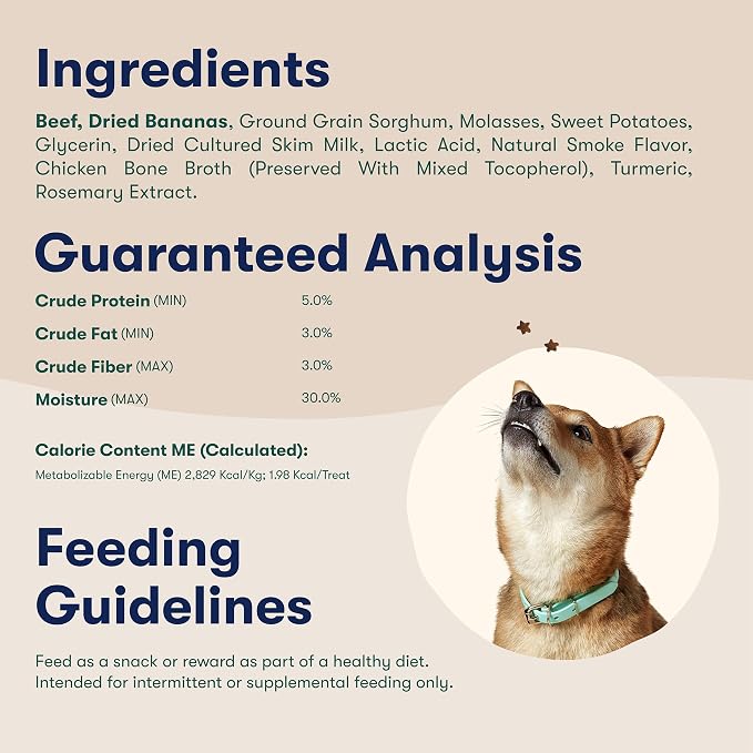 Jinx Dog Training Treats, Bite-Sized Training Treats for Dogs, Beef, 4oz | 1 Pack Healthy Dog Treats Training with Grass-Fed Beef, Vitamins for Immunity & No Fillers for Puppies, Adults & Seniors - Image 7