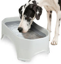 Neater Pet Brands Extra Large Water Bowl for Dogs, Outdoor Dog Water Bowl (2.25 Gallon XL Capacity), Big Trough Style Food Dish for Indoors or Outside, No Spill Large Dog Bowls, Vanilla Bean by NeaterPetBrands