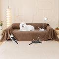 Loiion Cat Scratch Proof Furniture Protector Waterproof Sofa Cover 134"x91" | Pet-Friendly Couch Protector, Anti-Scratch & Anti-Slip Sofa Cover For Cats Dogs Kids, Machine Washable by Loiion