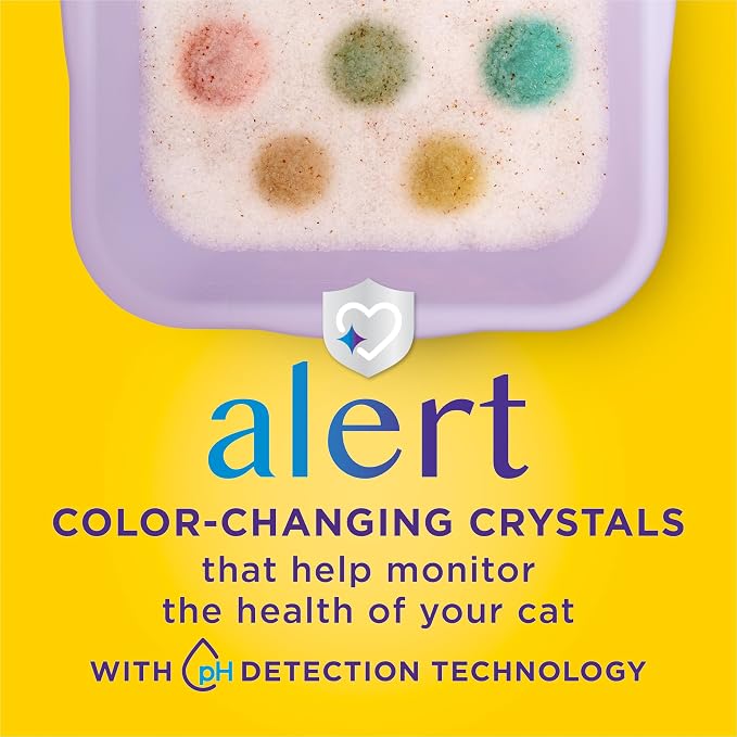 Purina Tidy Cats Tidy Care Alert Cat Health Monitoring Non Clumping Cat Litter with Silica Crystals - 8 Pound (Pack of 2) - Image 3
