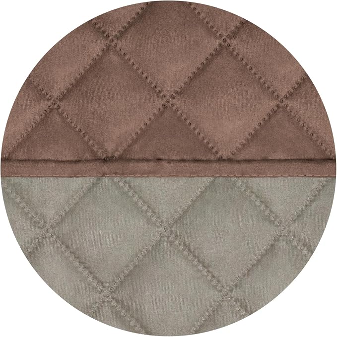 PureFit Reversible Quilted Sofa Cover Dog Couch Covers for Sofa, 28 in | Brown/Beige, Water Resistant Couch Protector, Washable Pet Couch Cover with Non Slip and Elastic Straps For Kids - Image 5