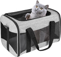 Small Animals Cat Carrying Case Pet Carrier Airline Approved, Protable and Breathable Pet Travel Carrier Removable Fleece Pad Collapsible Cat Carrier Dog Carrier Small Cats Dogs(15 * 10 * 10) by home