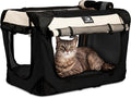 Cat & Dog Pet Carrier, Soft-Sided, Medium 20"x13"x13" Fits Most Cats or Small Dog, Comfortable for Travel & Vet Visits, Privacy Windows, Removable Plush Bed, Locking Zippers, Folds Flat by PetLuv