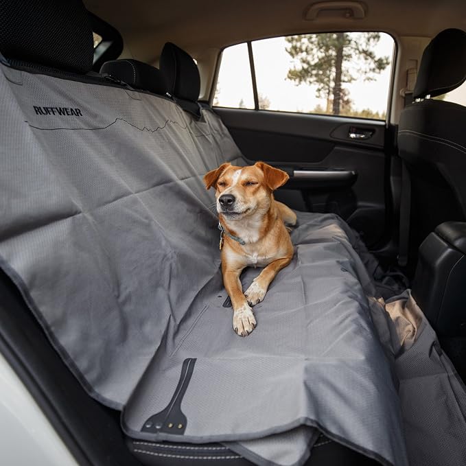 Ruffwear, Dirtbag Dog Car Seat Cover, Waterproof, Basalt Gray | 300D Heavy Duty Scratch Proof Nonslip Hammock or Bench, Durable Machine Washable, Back Seat Protector for Cars, SUVs & Trucks - Image 7
